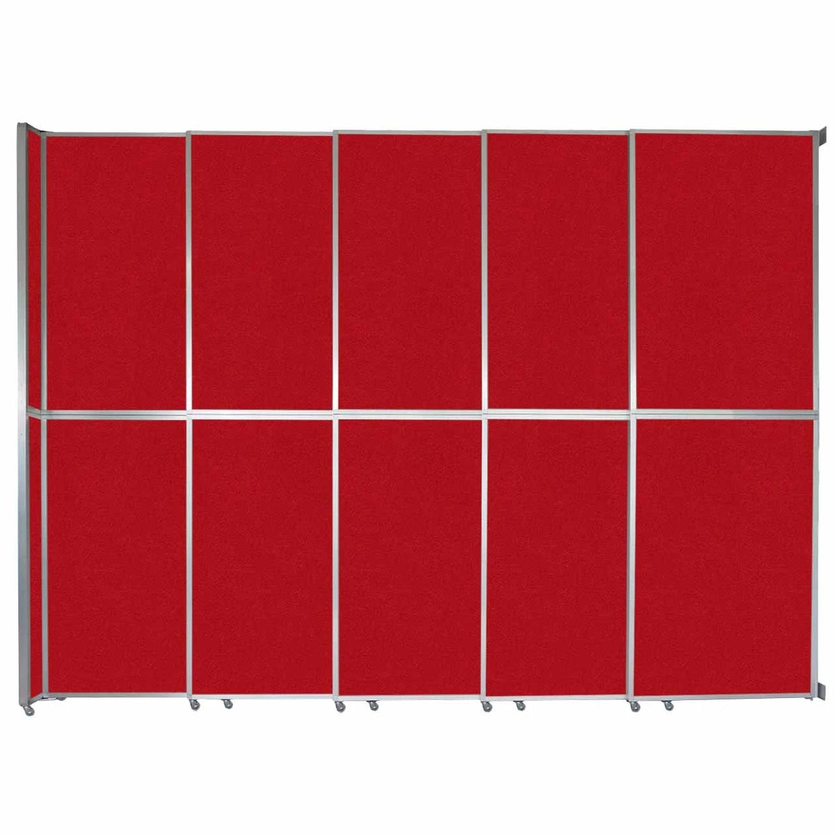 Versare Fabric Room Divider, Black - 15 5/8' x 101 1/4"