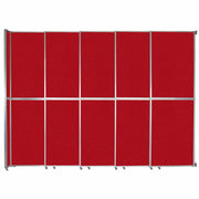 Versare Fabric Room Divider, Black - 15 5/8' x 147"