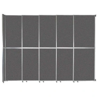 Versare Fabric Room Divider, Gray - 15 5/8' x 101 1/4"