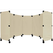 Versare Polyester Partition, 10' Wide, Beige - 48"