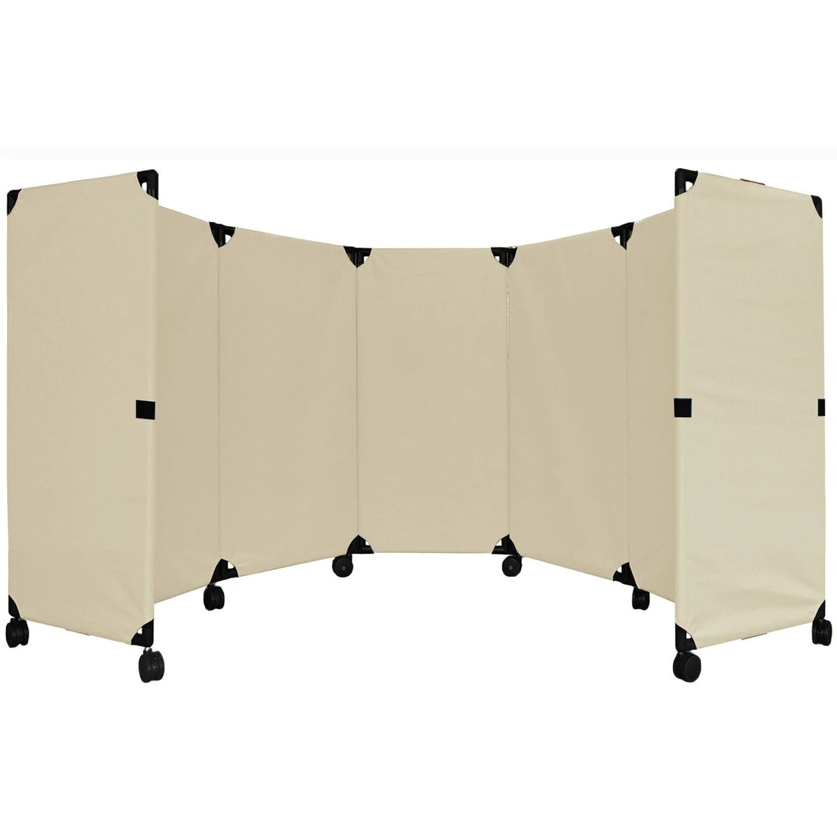 Versare Polyester Partition, 10' Wide, Beige - 48"