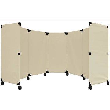 Versare Polyester Partition, 10' Wide, Beige - 48"