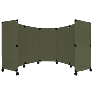 Versare Polyester Partition, 10' Wide, Blue - 48"