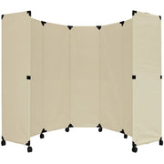 Versare Polyester Partition, 10' Wide, Beige - 82"