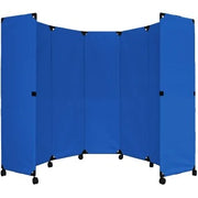 Versare Polyester Partition, 10' Wide, Blue - 82"