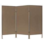 Versare Fabric Outdoor Partition, 6' Wide, Brown - 10'