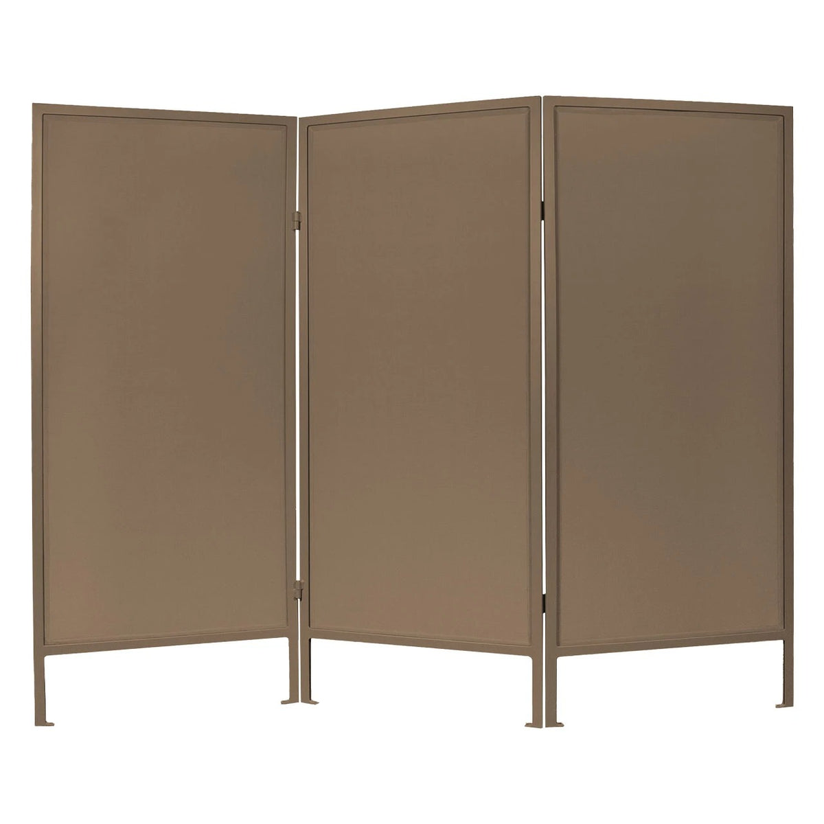 Versare Fabric Outdoor Partition, 6' Wide, Brown - 10'