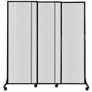 Versare Polycarbonate Room Divider, 7' Wide - Clear
