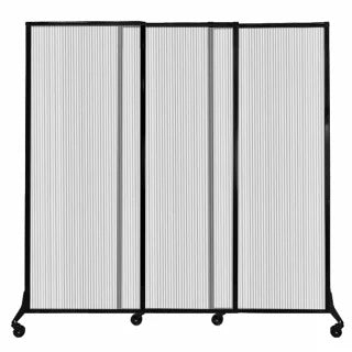 Versare Polycarbonate Room Divider, 7' Wide - Clear