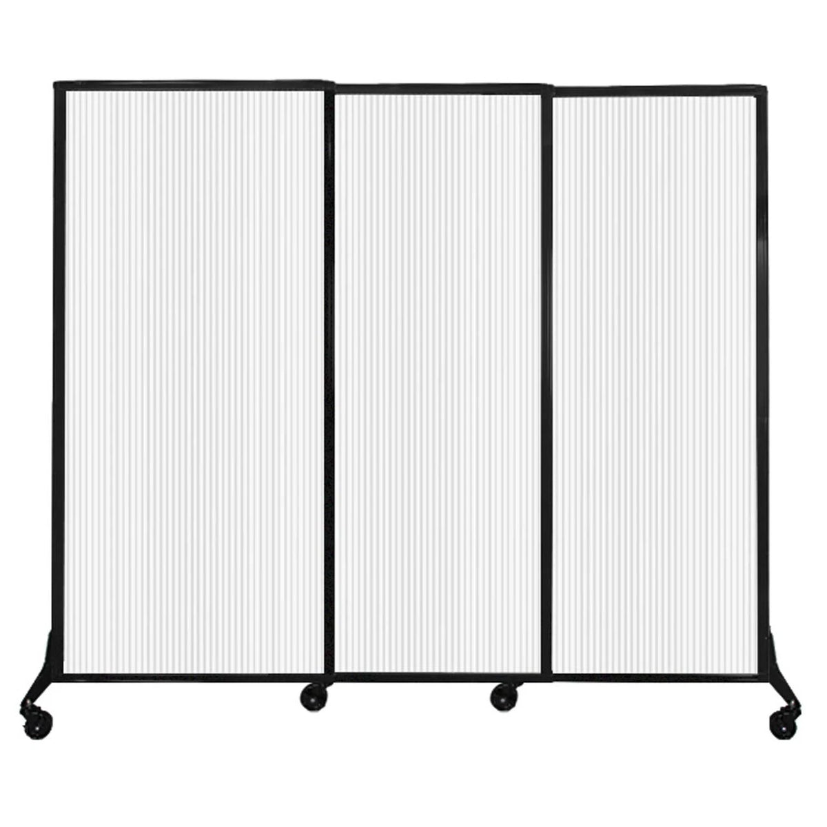 Versare Polycarbonate Room Divider, 7' Wide - Translucent