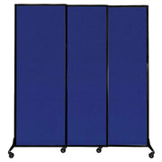 Versare Fabric Room Divider, 7' Wide - Royal Blue