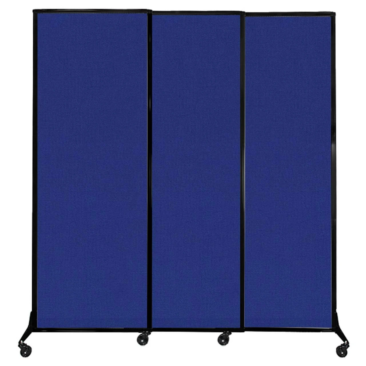 Versare Fabric Room Divider, 7' Wide - Royal Blue