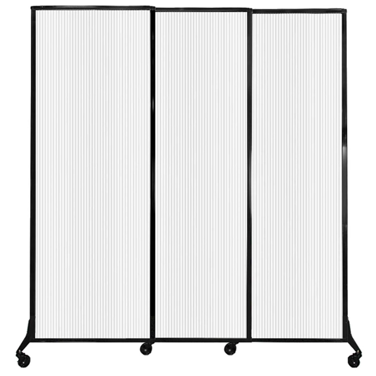 Versare Polycarbonate Room Divider, 7' Wide - Translucent