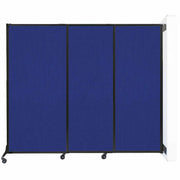 Versare Fabric Room Divider, 7' Wide - Royal Blue