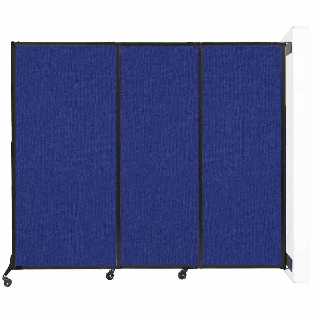 Versare Fabric Room Divider, 7' Wide - Royal Blue