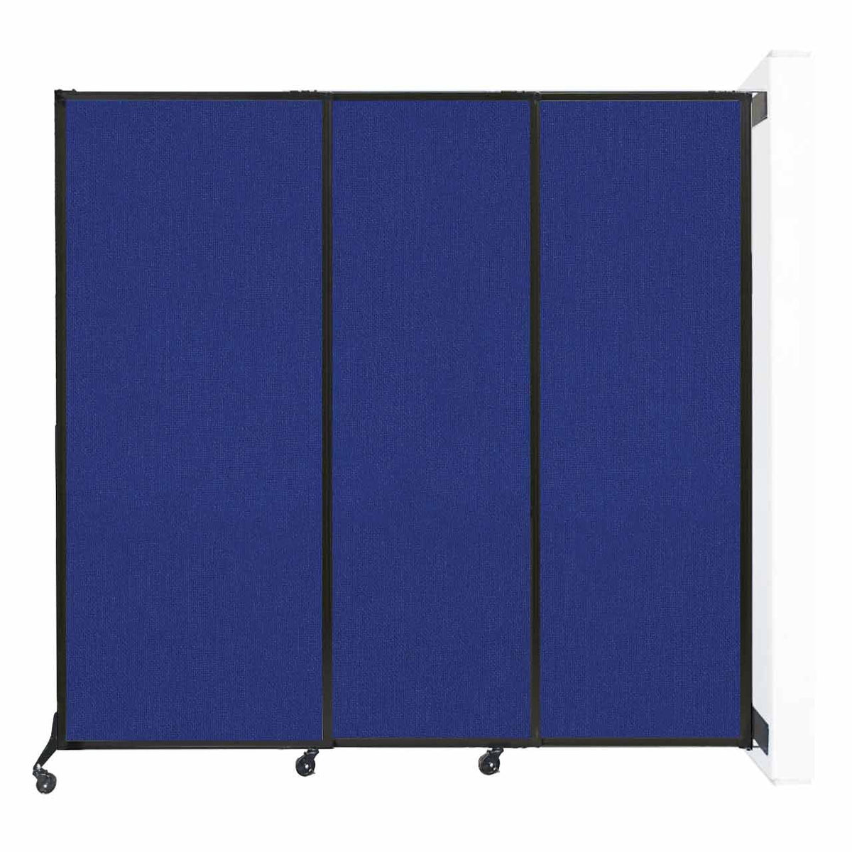 Versare Fabric Room Divider, 7' Wide - Royal Blue