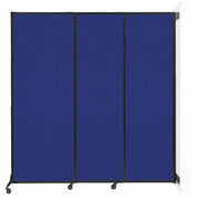 Versare Fabric Room Divider, 7' Wide - Royal Blue
