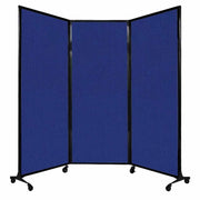 Versare Fabric Room Divider, 8 5/16' Wide - Royal Blue