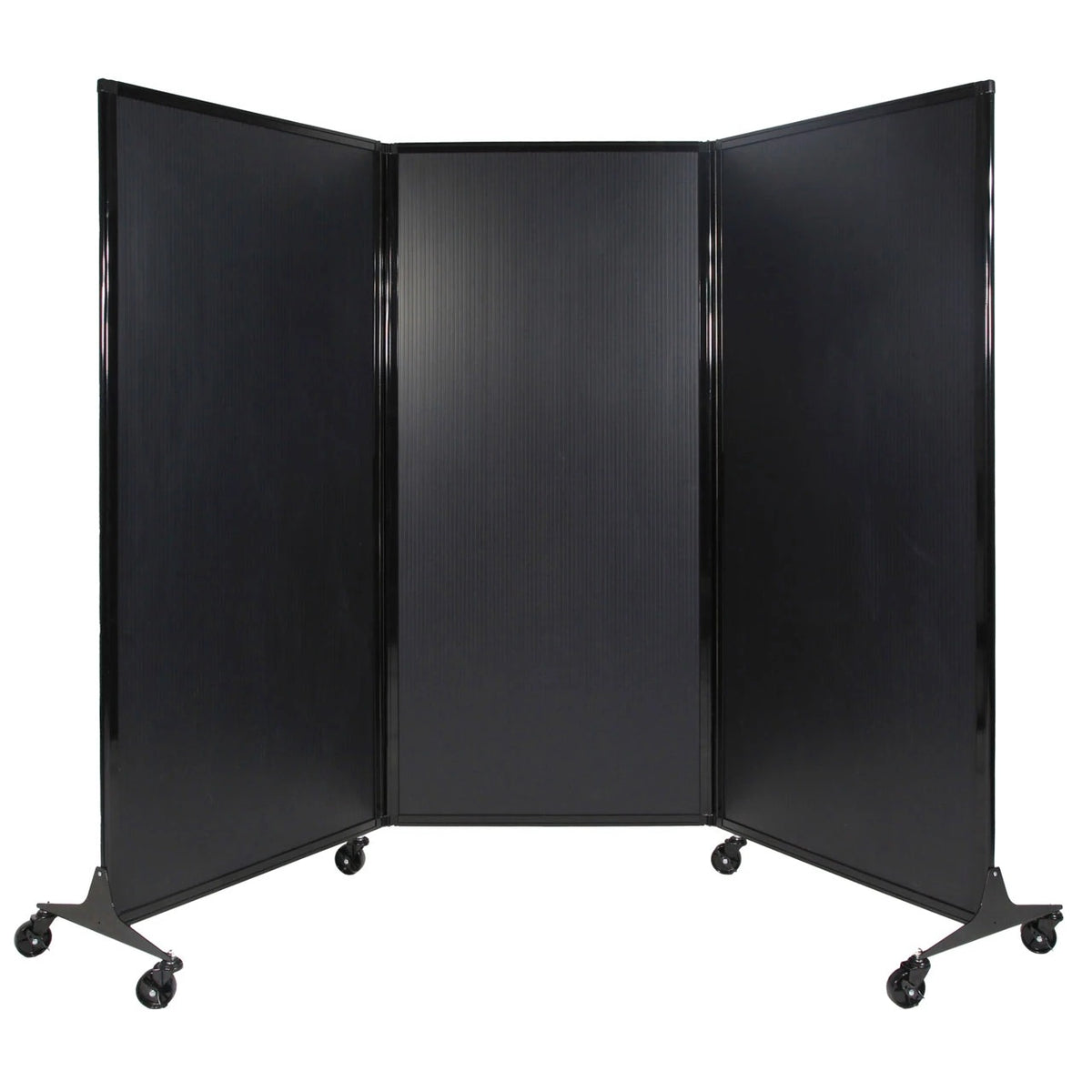 Versare Fabric Room Divider, 8 5/16' Wide - Black