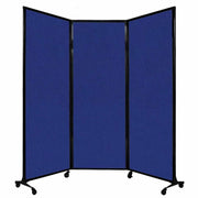 Versare Fabric Room Divider, 8 5/16' Wide - Royal Blue