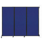 Versare Fabric Room Divider, 8 5/16' Wide - Royal Blue
