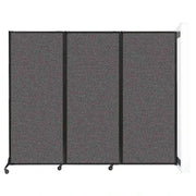Versare Fabric Room Divider, 8 5/16' Wide - Charcoal Gray