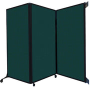 Versare Fabric Room Divider, 8 5/16' Wide - Black