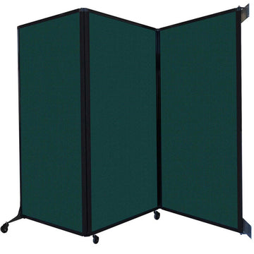 Versare Fabric Room Divider, 8 5/16' Wide - Black