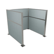 Versare Fabric Cubicle, 6' Wide - Powder Blue