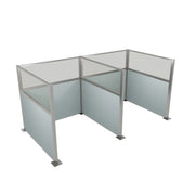 Versare Fabric Cubicle, 12' Wide - Powder Blue