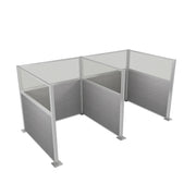 Versare Fabric Cubicle, 12' Wide - Cloud Gray