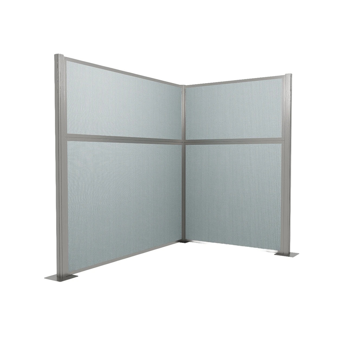 Versare Fabric Cubicle, 6' Wide - Powder Blue