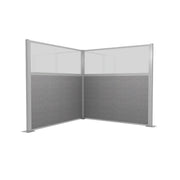 Versare Fabric Cubicle, 6' Wide - Cloud Gray