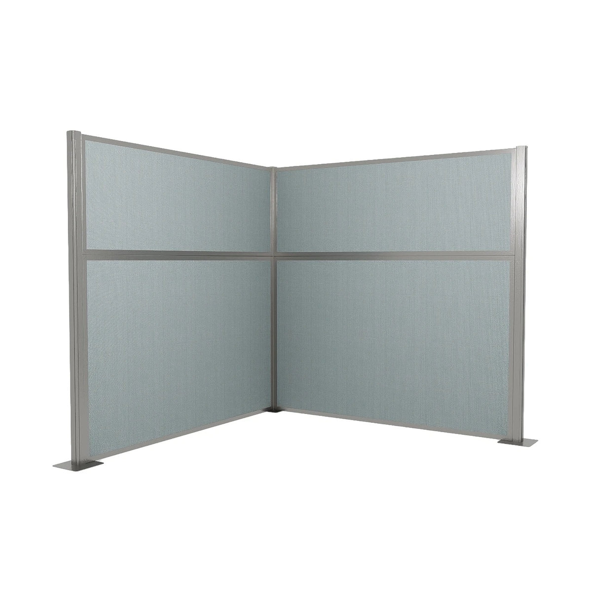 Versare Fabric Cubicle, 6' Wide - Powder Blue