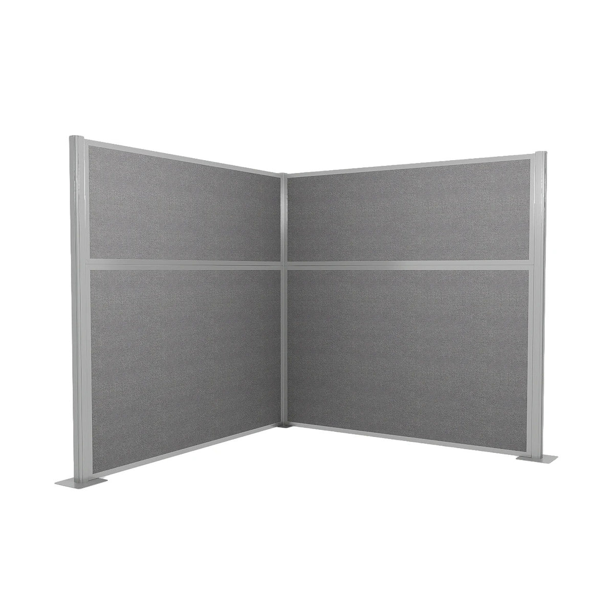 Versare Fabric Cubicle, 6' Wide - Cloud Gray