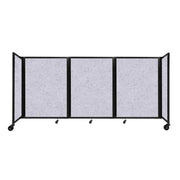Versare Fabric Room Divider, Gray - 19 1/2' x 48"