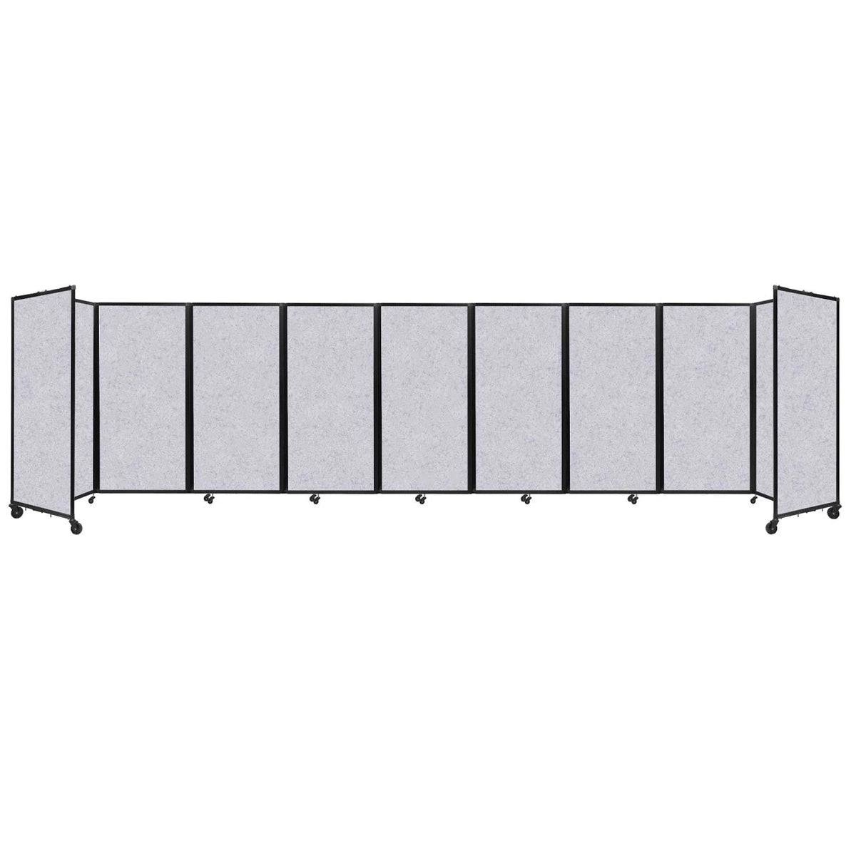 Versare Fabric Room Divider, Gray - 25' x 60"