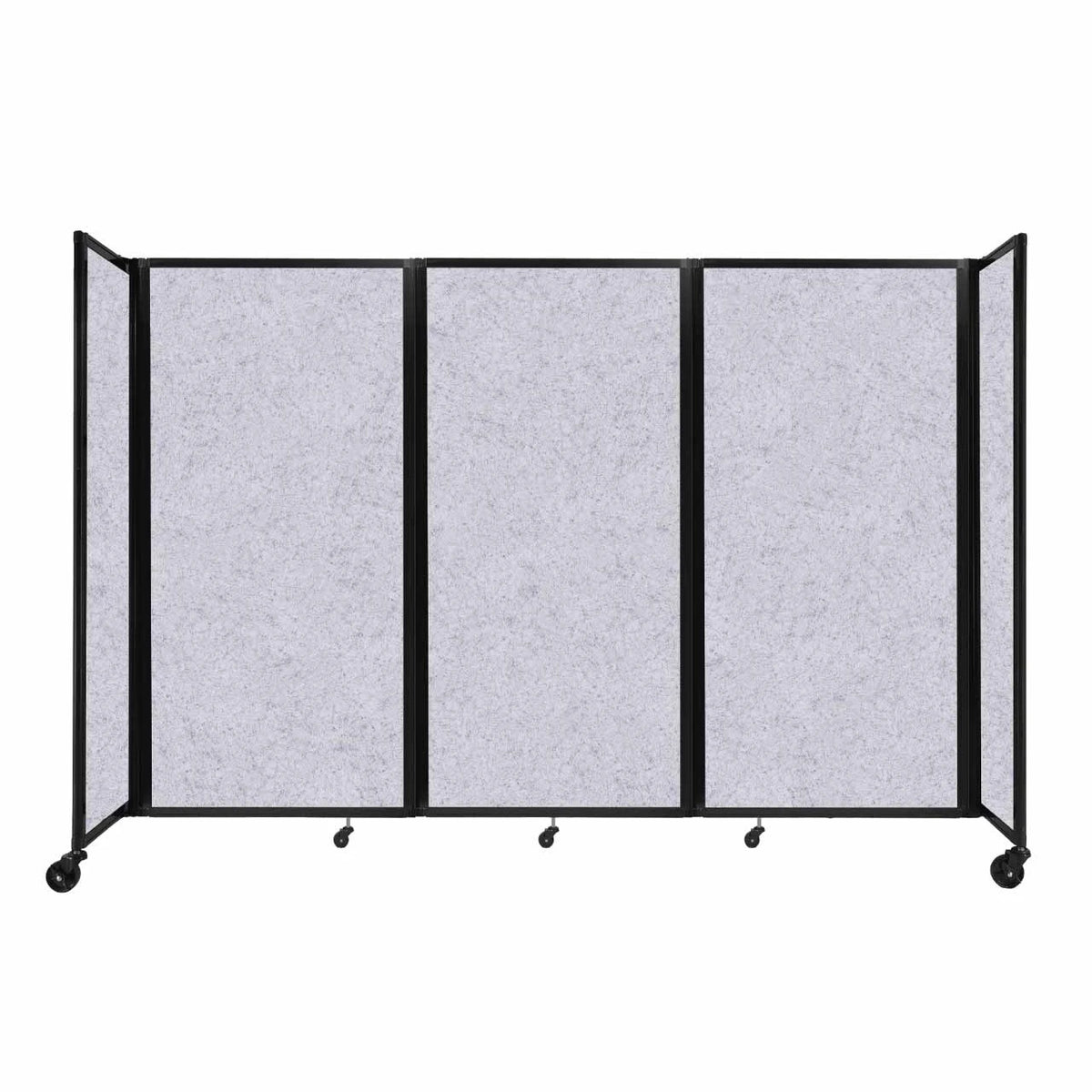 Versare Fabric Room Divider, Gray - 8 1/2' x 72"