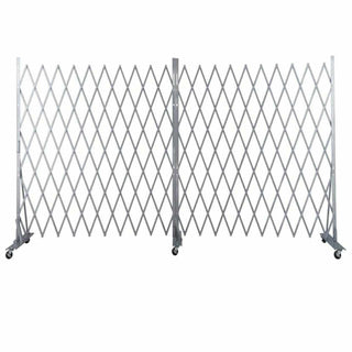 Versare Steel Security Gate, 6' High, Black - 18'