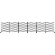 Versare Steel Security Gate, 6' High, Black - 36'