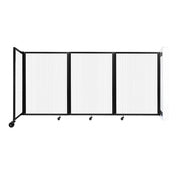Versare Polycarbonate Room Divider, Clear - 8 1/2' x 48"