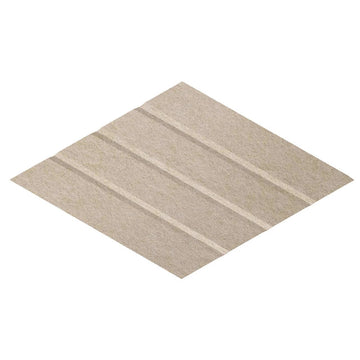 Versare Polyester Acoustic Rhomboid, 12" x 20 13/16" - Beige