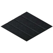 Versare Polyester Acoustic Rhomboid, 12" x 20 13/16" - Black