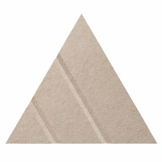 Versare Polyester Acoustic Triangle, 10 3/8" x 12" - Beige