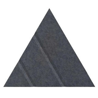 Versare Polyester Acoustic Triangle, 10 3/8" x 12" - Dark Gray