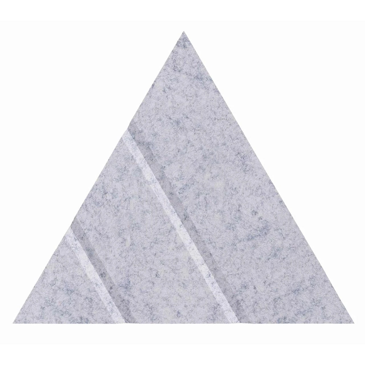 Versare Polyester Acoustic Triangle, 10 3/8" x 12" - Marble Gray