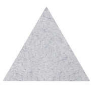 Versare Polyester Acoustic Triangle, 10 3/8" x 12" - Marble Gray