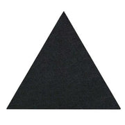 Versare Polyester Acoustic Triangle, 10 3/8" x 12" - Black
