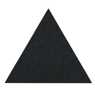 Versare Polyester Acoustic Triangle, 10 3/8" x 12" - Black