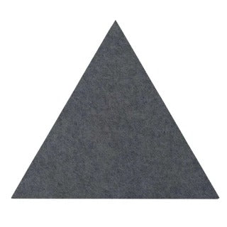 Versare Polyester Acoustic Triangle, 10 3/8" x 12" - Dark Gray